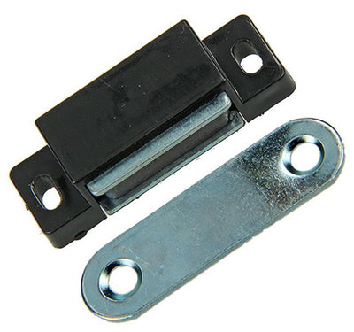 Mack 1005311 - 2 serrures magnétiques, modèle léger, plastique noir | 10 pièces