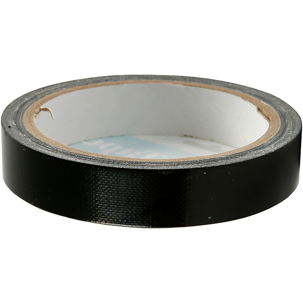 Ruban adhésif Creativ company, l: 19 mm, noir, 25 m 1 rouleau