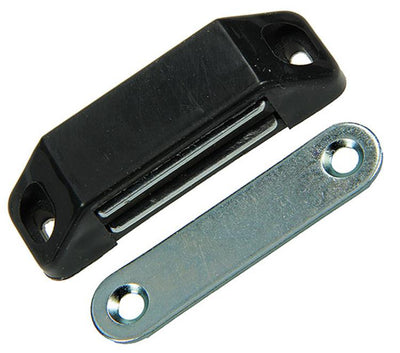 Mack 1005312 - 2 serrures magnétiques, modèle lourd, plastique noir | 10 pièces