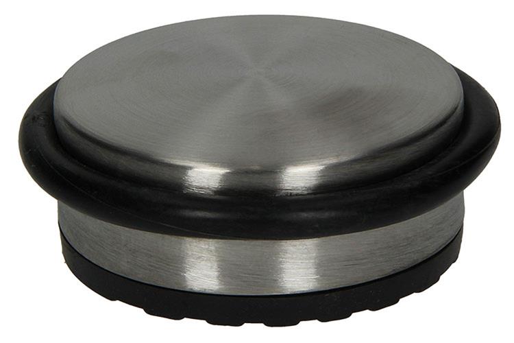 Mack 1005318 - butée de porte lourde aspect acier inoxydable 1,3 kg ø 95 mm 1 pièce pièce | 6 pièces