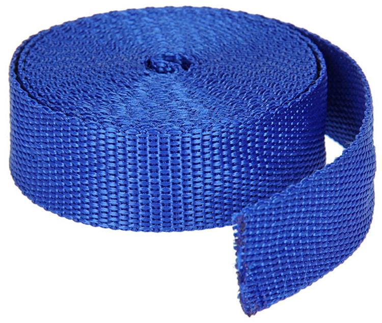 Mack 1006126 - ruban polyamide bleu bleu 25mm-4m | 6 pièces