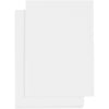 Blocs de mousse 3D, a6, feuille 105x148 mm, épaisseur 2 mm, blanc, 5 feuilles 1 boîte