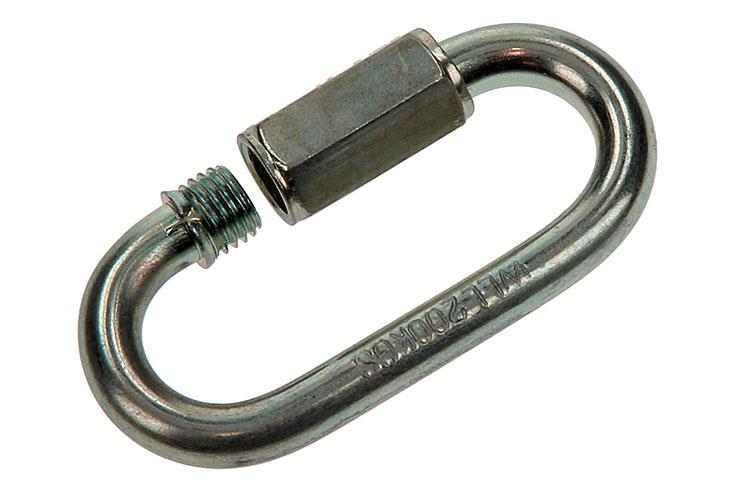 Mack 1006844 - 1 maillon vide galvanisé + écrou bl 6mm | 5 pièces