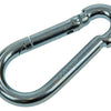 Mack 1006849 - 1 mousqueton + ressort galvanisé bl 80x8mm | 5 pièces