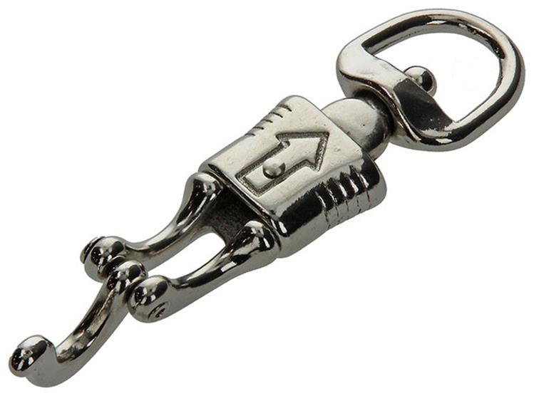 Mack 1006857 - 1 crochet anti-panique avec oeil rotatif galvanisé 100mm bl | 5 pièces