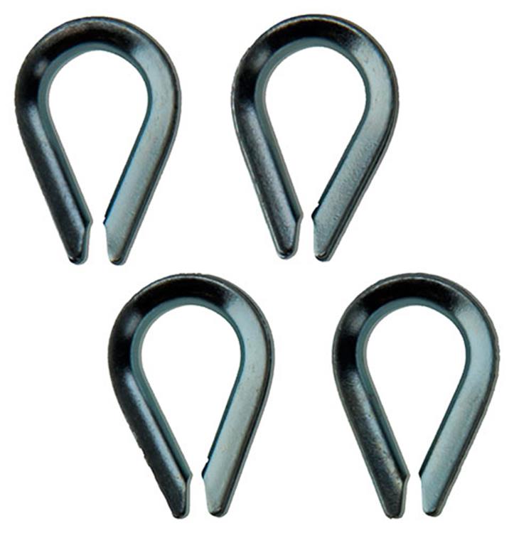 Mack 1006868 - 4 manchons galvanisés bl 3mm | 5 pièces