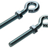 Mack 1006882 - 2 boulons à œil galvanisés + écrou m10x80 bl | 5 pièces