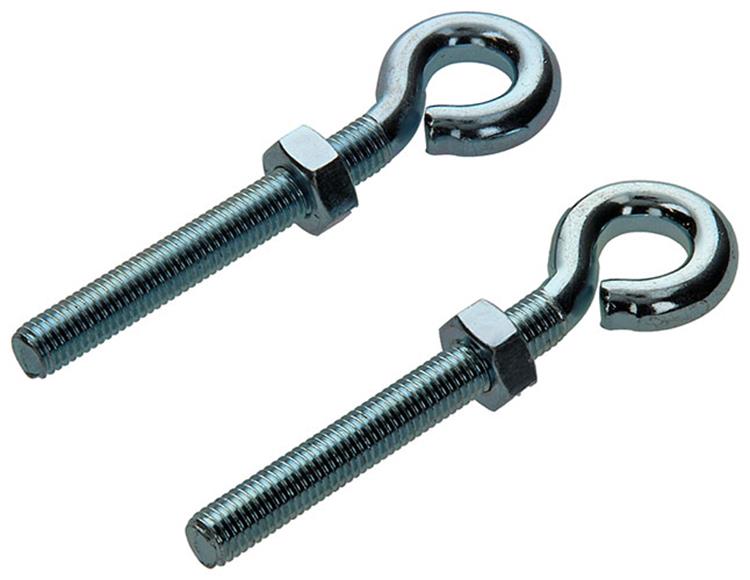 Mack 1006882 - 2 boulons à œil galvanisés + écrou m10x80 bl | 5 pièces