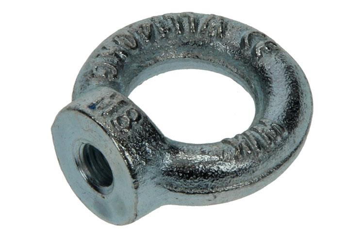 Mack 1006884 - 1 bague écrou galvanisé din 582 m8 bl | 5 pièces