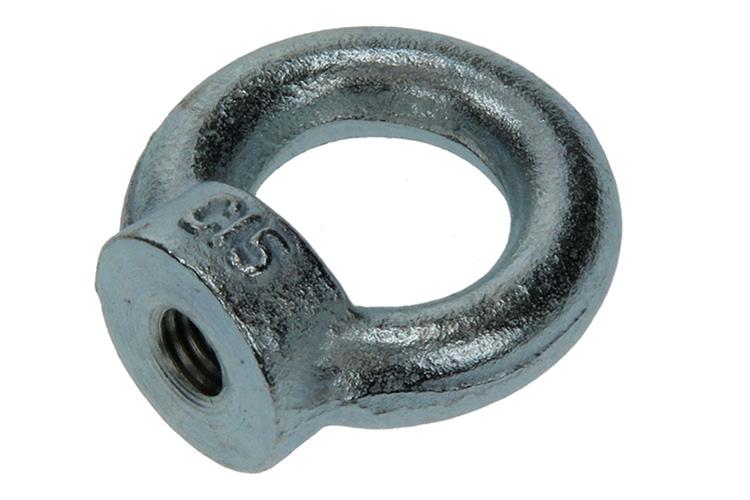 Mack 1006885 - 1 bague écrou galvanisé din 582 m10 bl | 5 pièces