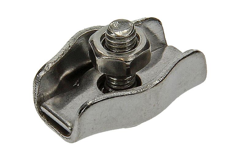 Mack 1006893 - 2 serre-fils en acier simplex inox 1,5-3mm bl | 5 pièces