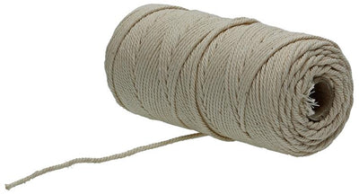 Mack 1006913 - corde d'emballage coton écru 1mm env. 90m | 10 pièces