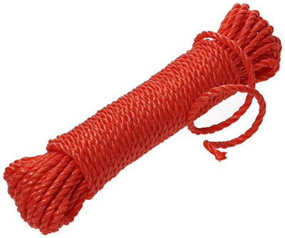Mack 1006917 - fil pp torsadé orange 4mm 15m | 5 pièces