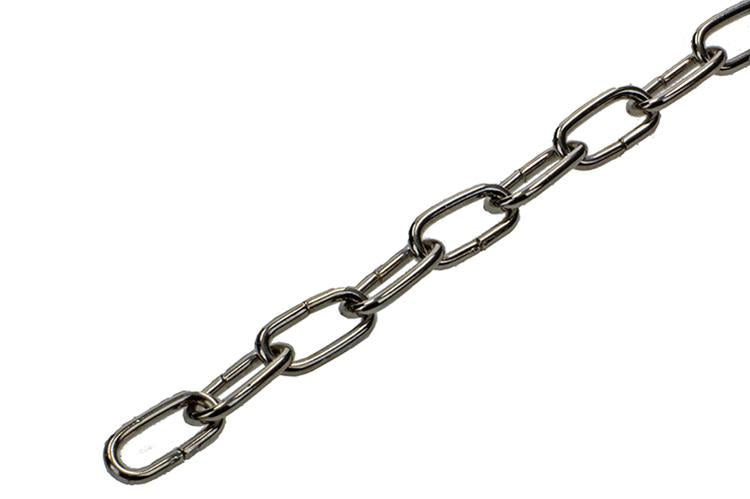 Mack 1006933 - chaîne coucou nickelé ø 1,1mm l 7mm 2m | 5 pièces