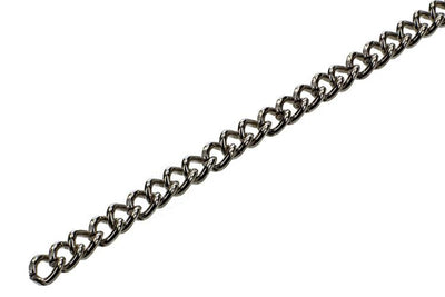 Mack 1006936 - chaîne gourmette nickelée ø 0.7mm l 3mm 2m | 5 pièces