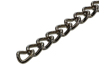 Mack 1006937 - chaîne gourmette nickelée ø 1,5mm l 4,5mm 2m | 5 pièces