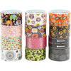 Ruban adhésif Creativ company, avec motif, L: 48 mm, différentes couleurs, 12x5 m 1 boîte