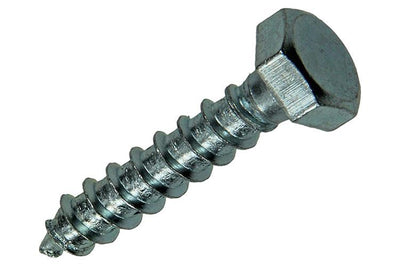 Mack 1007037 - boulon fileté à bois en acier galvanisé 100 pièces 8 x 40 mm | 3 pièces