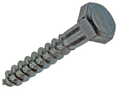 Mack 1007044 - boulon fileté à bois en acier galvanisé 50 pcs 10 x 60 mm | 1 pièce