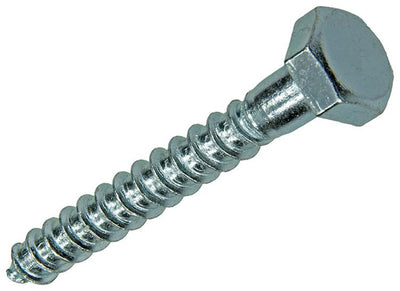 Mack 1007045 - boulon fileté à bois en acier galvanisé 50 pcs 10 x 80 mm | 1 pièce
