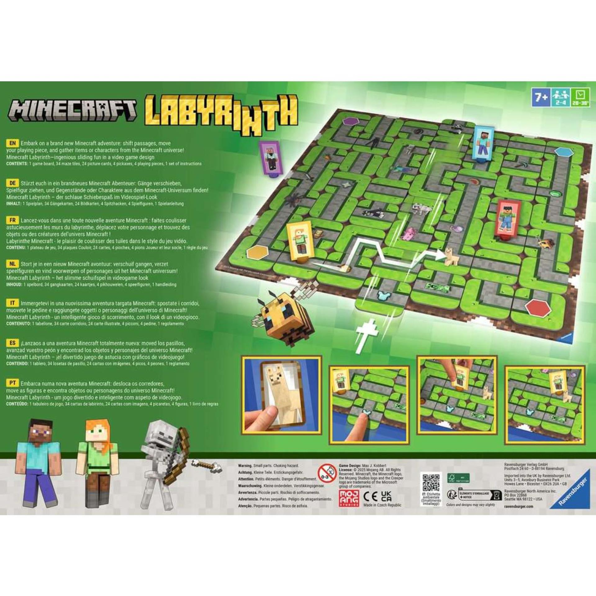 Game de société Ravensburger Labyrinth Minecraft