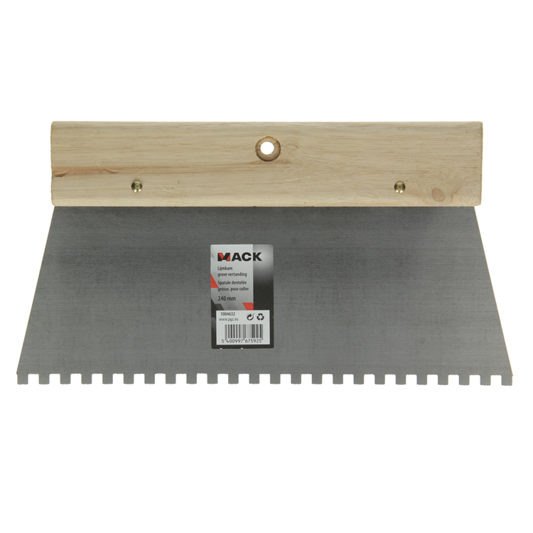 Mack 1004632 - peigne à colle 24cm grossier | 5 pièces