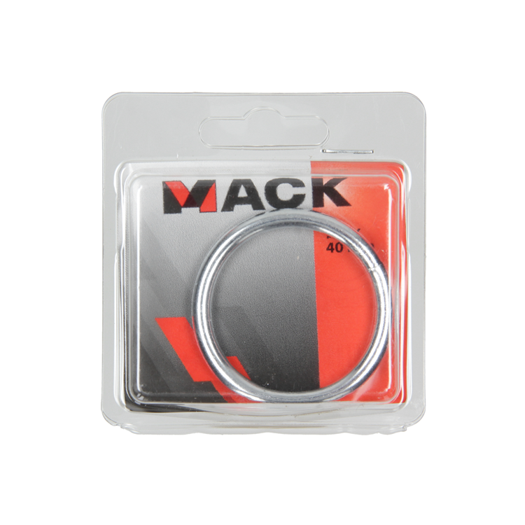 Mack 1006880 - 1 anneau à œil soudé fermé 5x40mm bl | 5 pièces