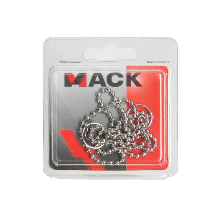 Mack 1006897 - 1 chaîne boule de lavabo + accessoires. bl | 5 pièces