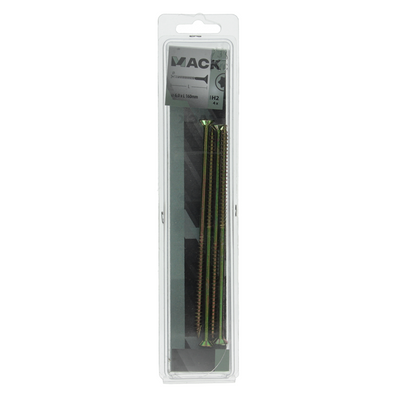 Mack 1006983 - écriture sur puce. vzkop-selfb jaune galvanisé 4pcs 6 x 160mm | 5 pièces
