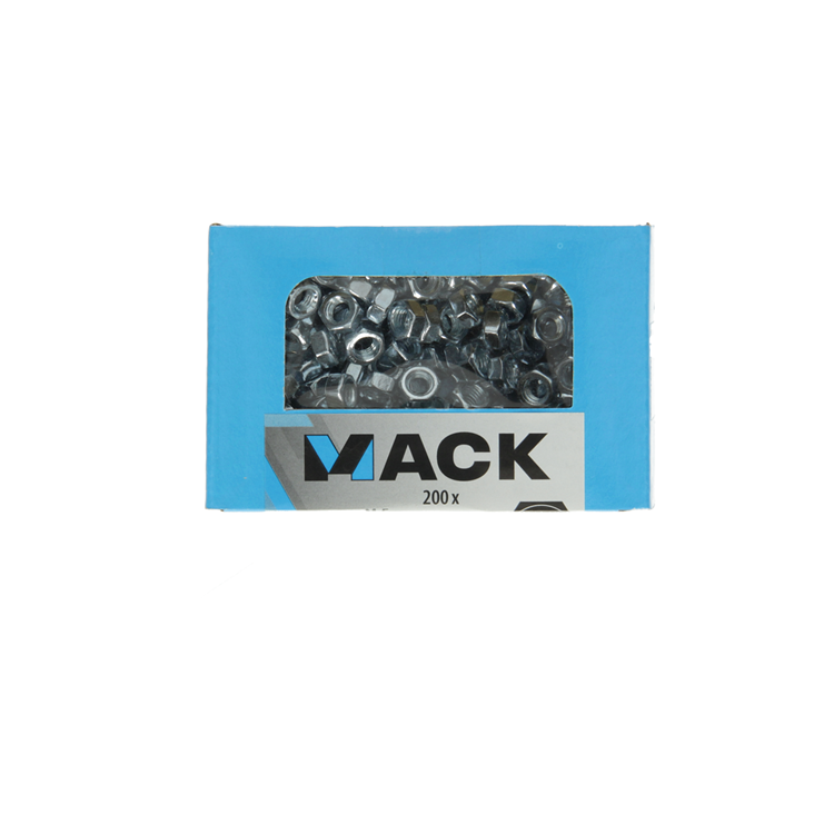 Mack 1007095 - écrous hexagonaux 200 pièces m5 | 5 pièces