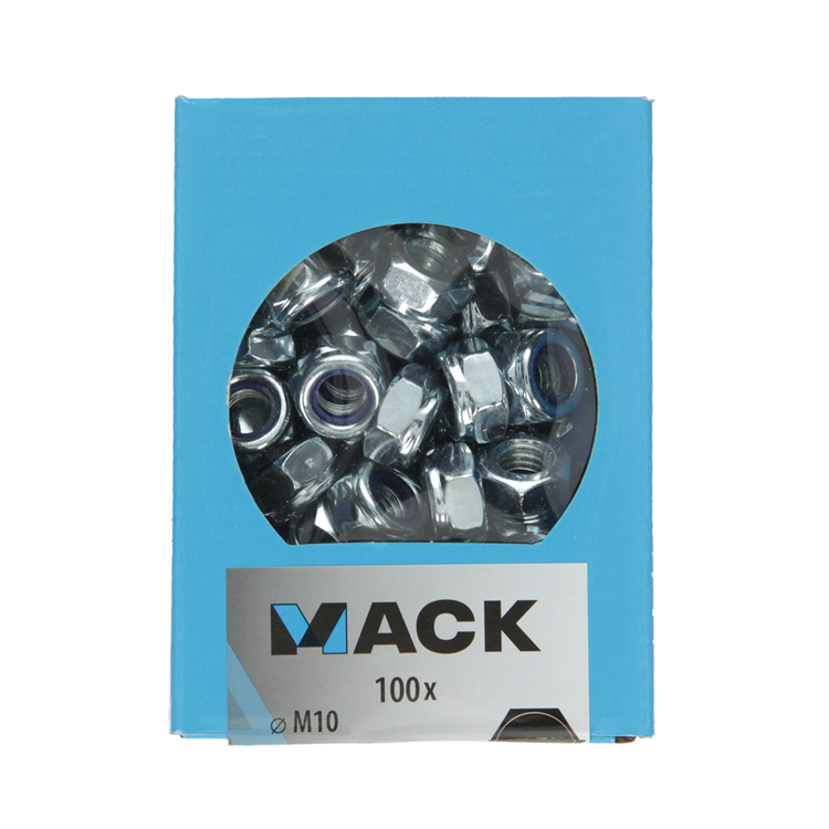 Mack 1007107 - contre-écrous 100 pcs m10 | 5 pièces