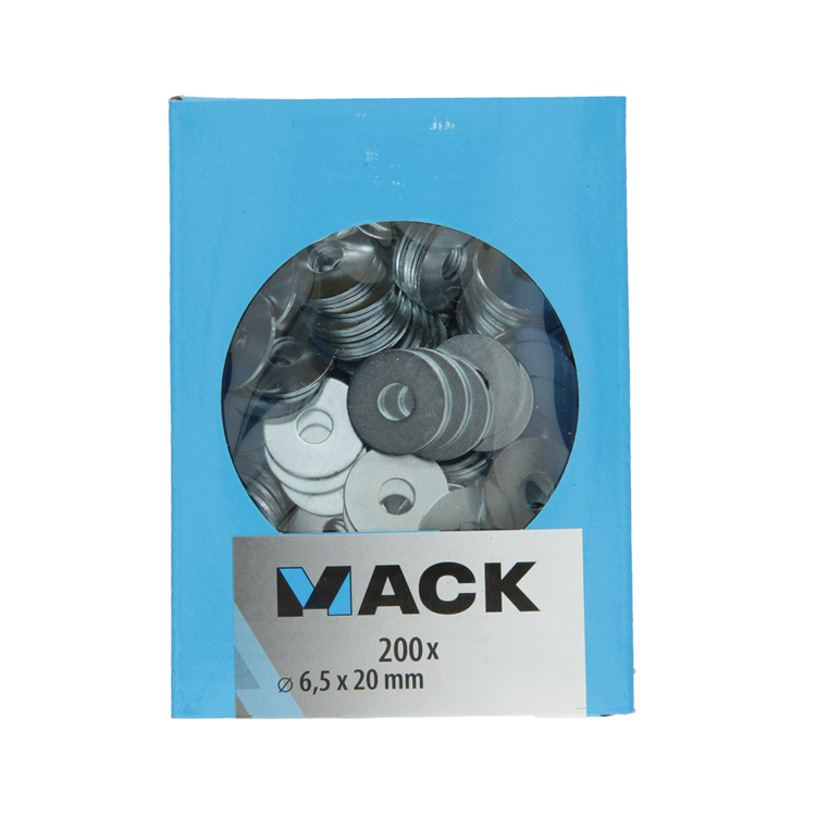 Mack 1007120 - anneaux de corps 200 pièces 6,5 x 20 mm | 5 pièces