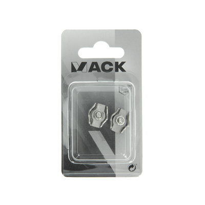Mack 1008449 - 2 serre-fils en acier 3mm simplex inox | 10 pièces
