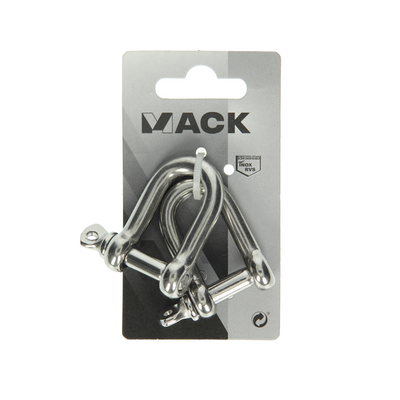 Mack 1008461 - 2 mors droits 8mm inox | 10 pièces
