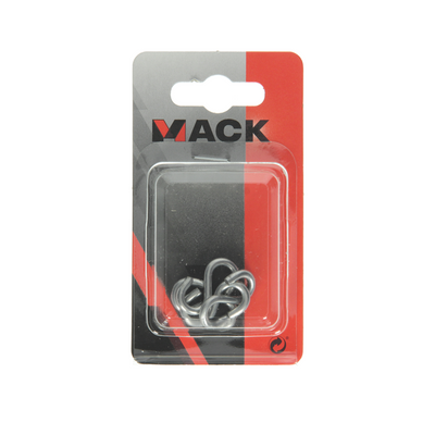Mack 1008485 - 4 crochets en S ouverts 3,0x30mm galvanisés | 10 pièces