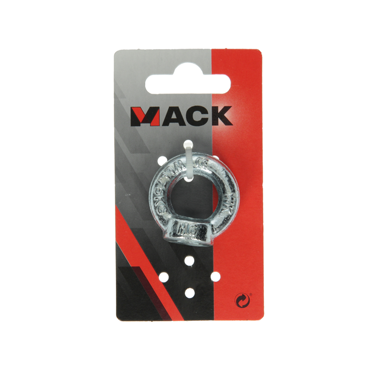 Mack 1008499 - 1 écrou à bague DIN 582 m6 galvanisé | 10 pièces