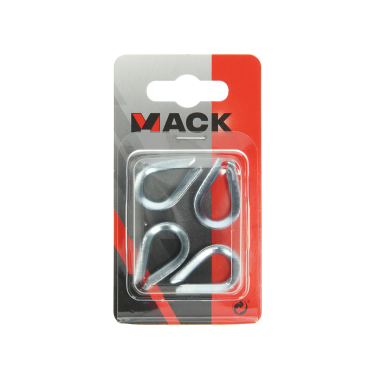 Mack 1008503 - 4 manchons 3,5mm galvanisés | 10 pièces