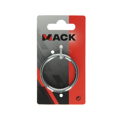 Mack 1008512 - 1 anneau à œil soudé fermé 5 x 40mm galvanisé | 10 pièces