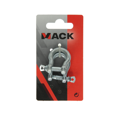 Mack 1008528 - 2 mors ovales 6mm galvanisés | 10 pièces