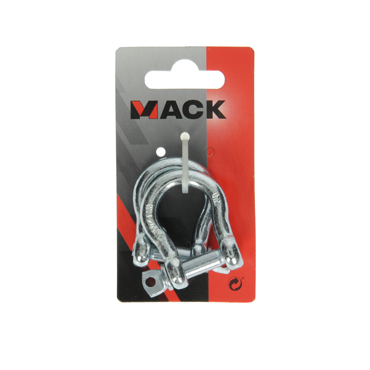 Mack 1008529 - 2 mors ovales 8mm galvanisés | 10 pièces