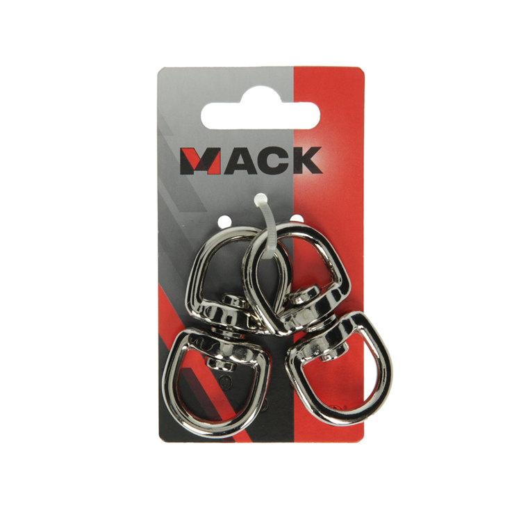 Mack 1008532 - 2 clous tournants nickelés 20x20mm k | 5 pièces