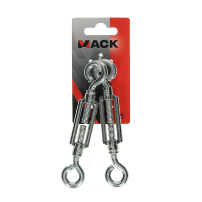Mack 1008542 - 2 tendeurs 2 yeux m8 x 70mm galvanisé | 10 pièces