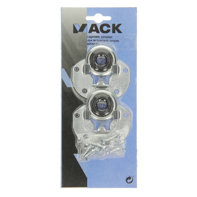 Mack 1010116 - 2 jeux de roulements complets 40mm | 5 pièces