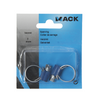 Mack 1015897 - 2 anneaux de tension galvanisés carte 11x17mm | 10 pièces
