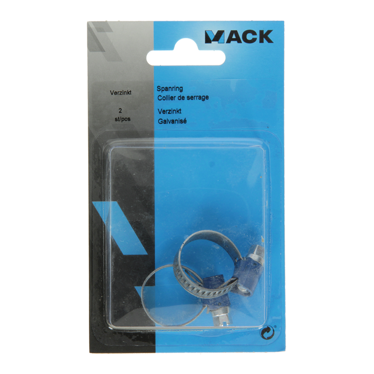 Mack 1015898 - collier de serrage galvanisé 13-20mm 2pcs | 10 pièces
