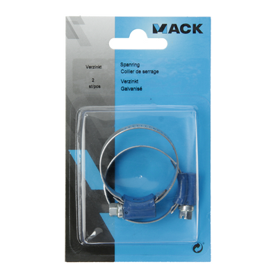 Mack 1015916 - collier de serrage galvanisé 26-38mm 2pcs | 10 pièces