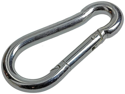 Mack 1008435 - 1 mousqueton + ressort 10 x 100mm galvanisé | 10 pièces