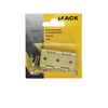 Mack 1013338 - 2 charnières étroites laiton h 50 x l 30 mm | 5 pièces