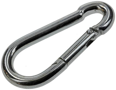 Mack 1008437 - 1 mousqueton + ressort 8 x 80mm galvanisé | 10 pièces