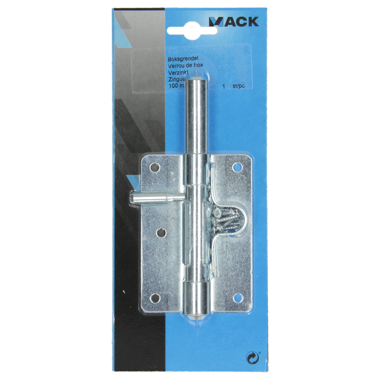 Mack 1013328 - 1 boulon de boîte galvanisé 100mm | 5 pièces